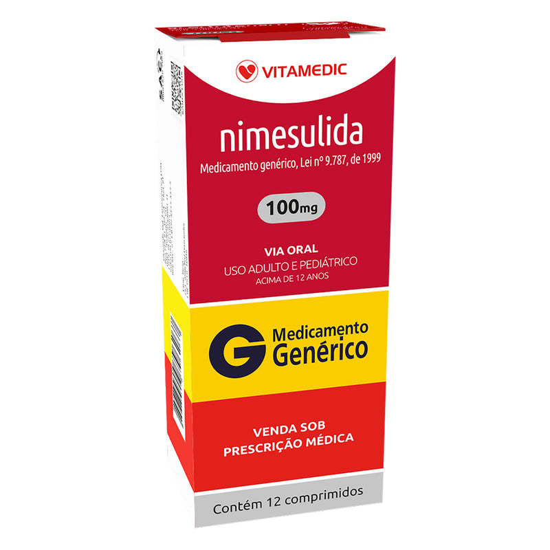 Nimesulida 1 caixa c/12