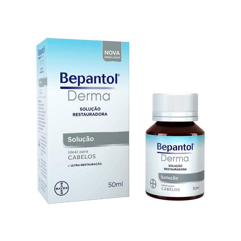 Bepantol Derma Solução Líquida Restauradora Para Os Cabelos Com 50 Ml