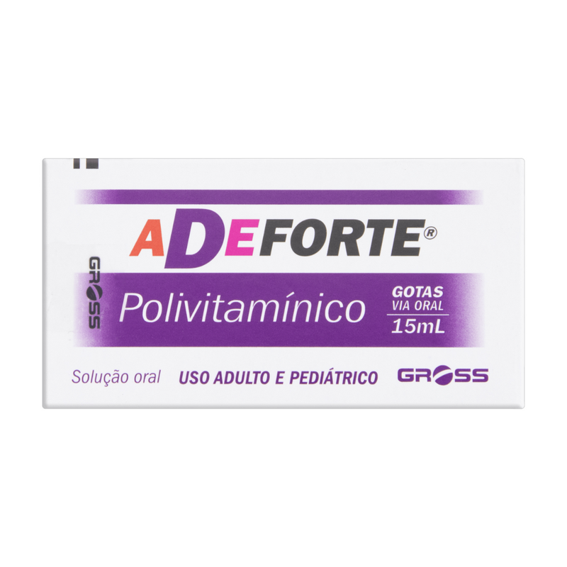 Adeforte Polivitaminico Gotas Com 15 Ml