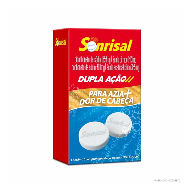 Sonrisal Tradicional Com 10 Comprimidos Efervecentes