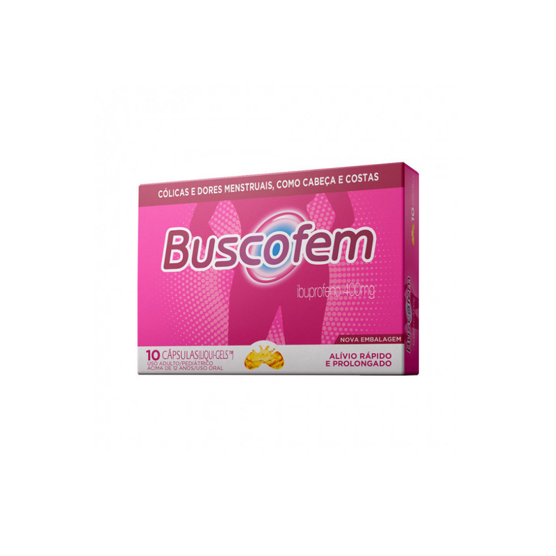 Buscofem 400Mg 10 Cápsulas Líquidas