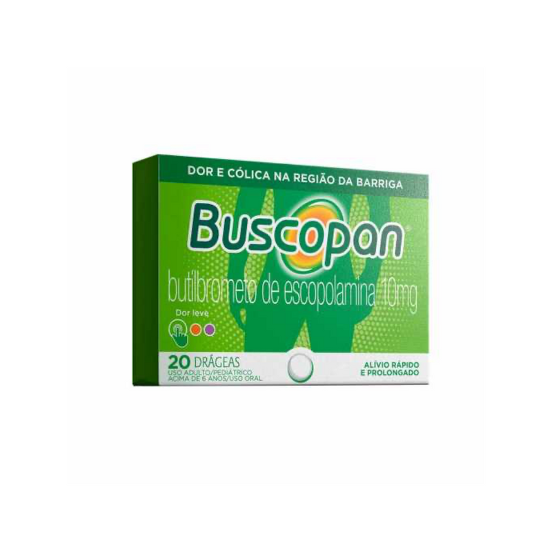 Buscopan® 10Mg Com 20 Drágeas