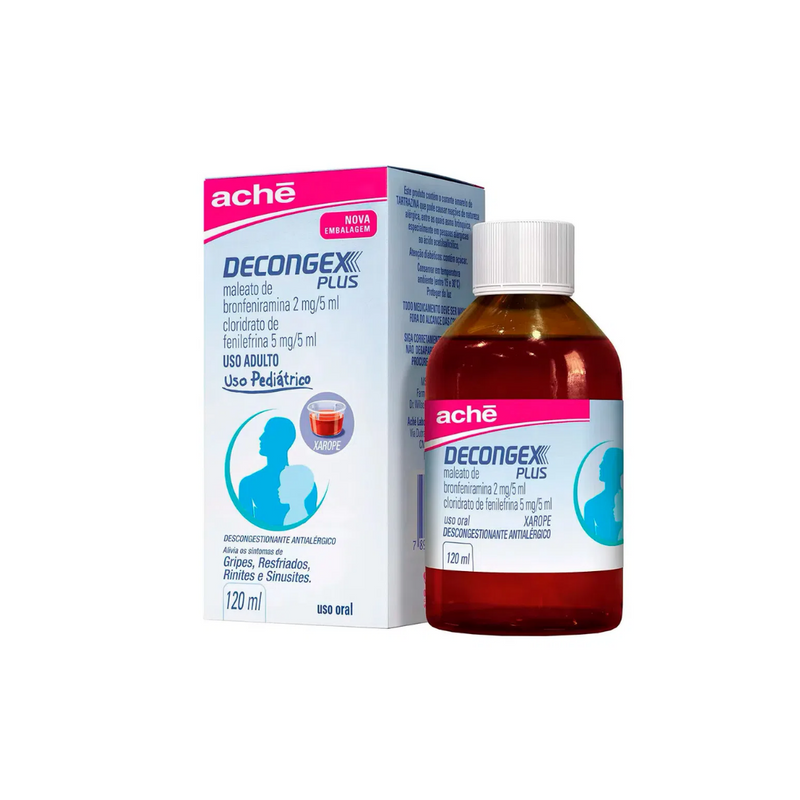 Decongex Plus  Xarope  Com 120 Ml