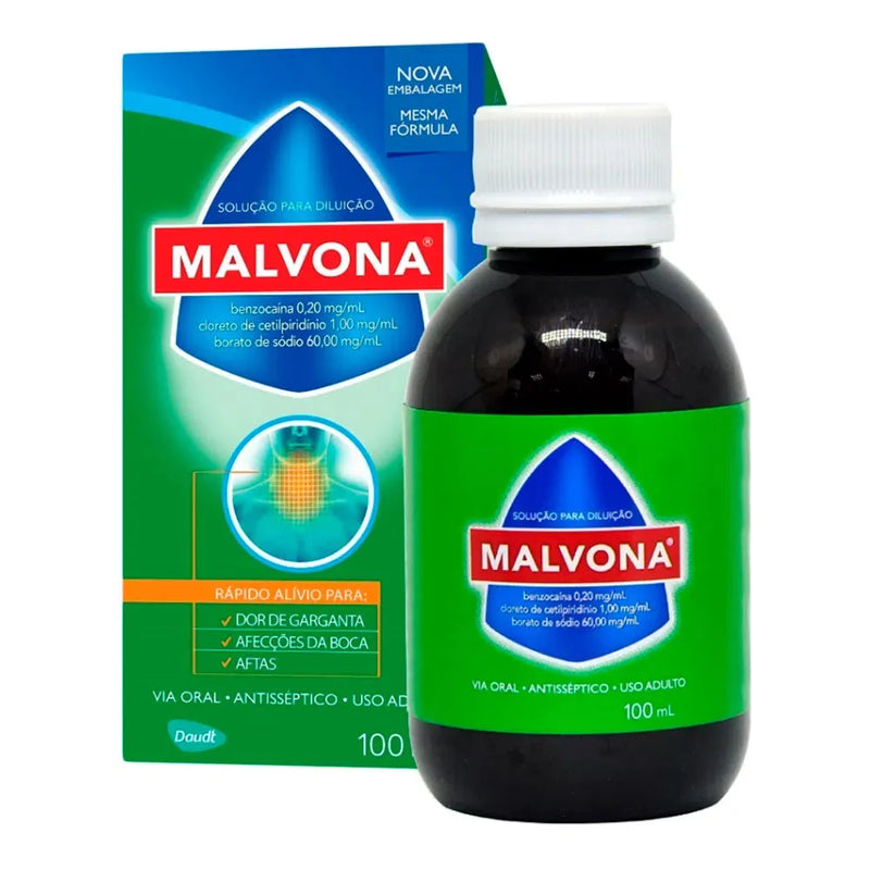 Malvona Antisséptico Solução Oral 100ML