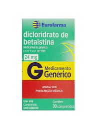 Dicloridrato de betaistina 24 mg c/30 comprimidos