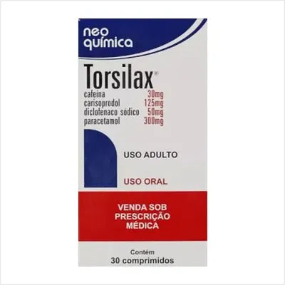 Torsilax c/30 Comprimidos