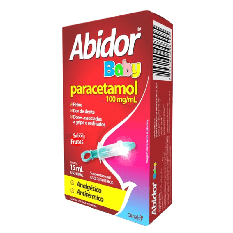 ABIDOR BABY SABOR FRUTAS COM 15ML