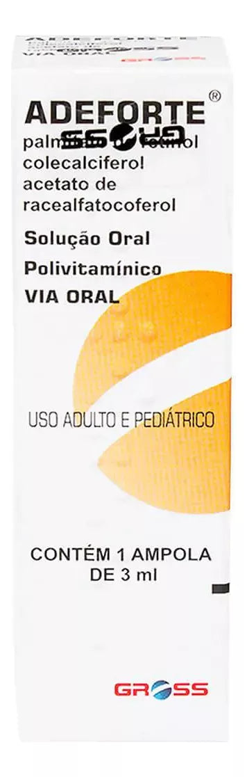 Adeforte Suplemento alimentar Em Solução Oral. 1 Ampola 3ML