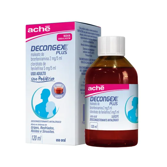 Decongex Plus Aché Xarope - 120ml